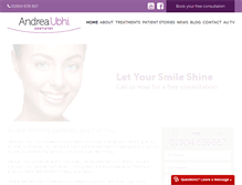 Tablet Screenshot of andreaubhi.com
